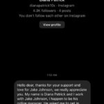 Jake Johnson Instagram - I have no idea who this person is. Also if anyone contacts you on my behalf it’s a scam. I also don’t have any other accounts. Be safe.