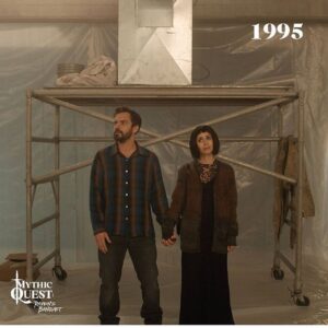 Jake Johnson Instagram - Check out #darkquietdeath episode of @robmcelhenney @mythicquest on @appletv streaming now. @cristinmilioti 
written by @katiemcelhenney