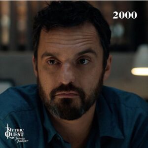 Jake Johnson Instagram - Check out #darkquietdeath episode of @robmcelhenney @mythicquest on @appletv streaming now. @cristinmilioti 
written by @katiemcelhenney