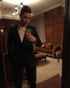 Jake T. Austin Instagram - Black and white attire.