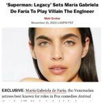 James Gunn Instagram - “Villain” is such a disparaging term!Welcome to the DCU @thefaria, who is not only a wonderful actor, but she laughs in person even more than she does in her IG photos! #theengineer #supermanlegacy #dcstudios