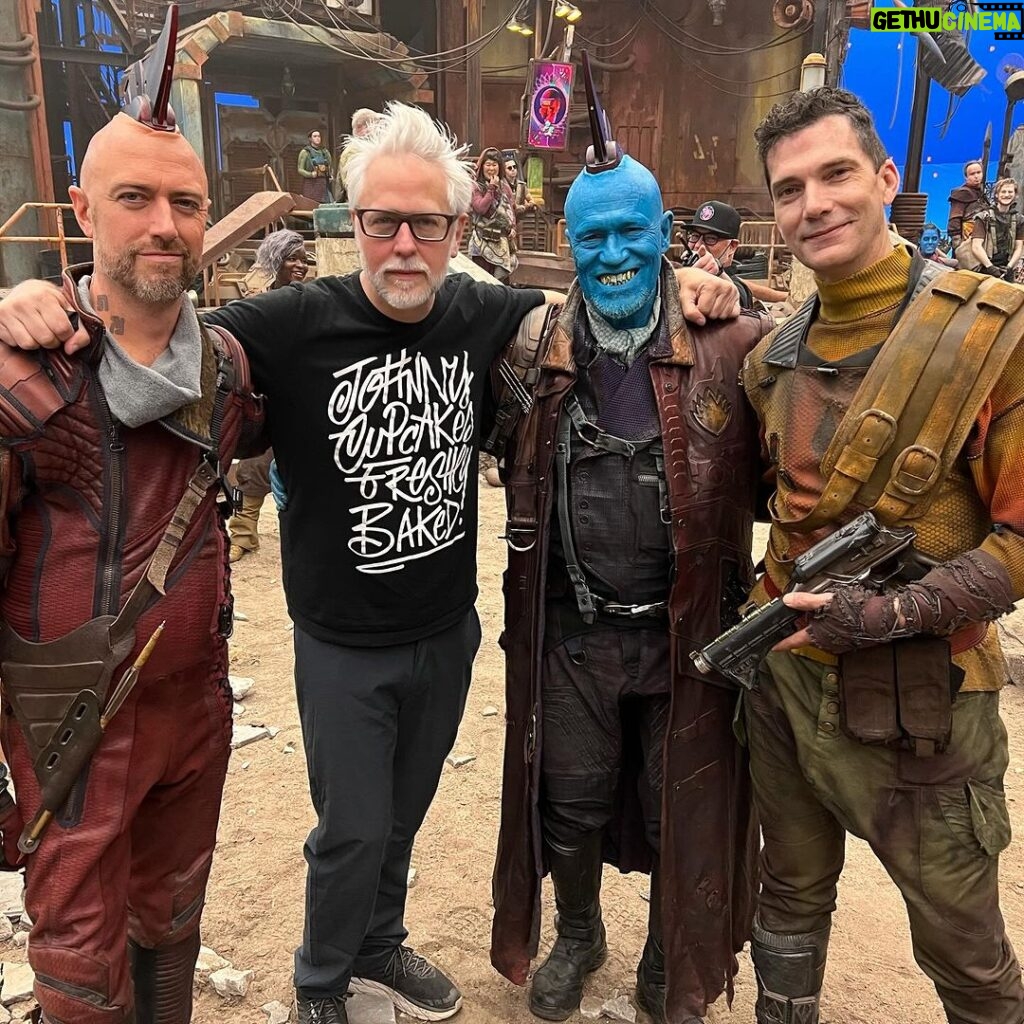 James Gunn Instagram - Happy Birthday to my best pal, Stevie Blackehart, known as Steemie Blueliver in the Guardians films. Love you, buddy, and see you soon in Atlanta! @blackehart PS He’s single, so feel free to slide into those DMs.