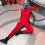 James Gunn Instagram - Karen actually napping like this between takes on Vol 3. (PS I’m now on Threads.)