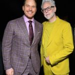 James Gunn Instagram - Happy Birthday, buddy! What a wonderful ten years of friendship and creative collaboration it’s been. Thanks for being a monolithic testament to my good judge of character! 💜🧜‍♂️ @prattprattpratt