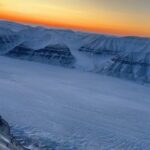 James Gunn Instagram - Svalbard on my iPhone by helicopter. #Superman #Svalbard Svalbard, Norway