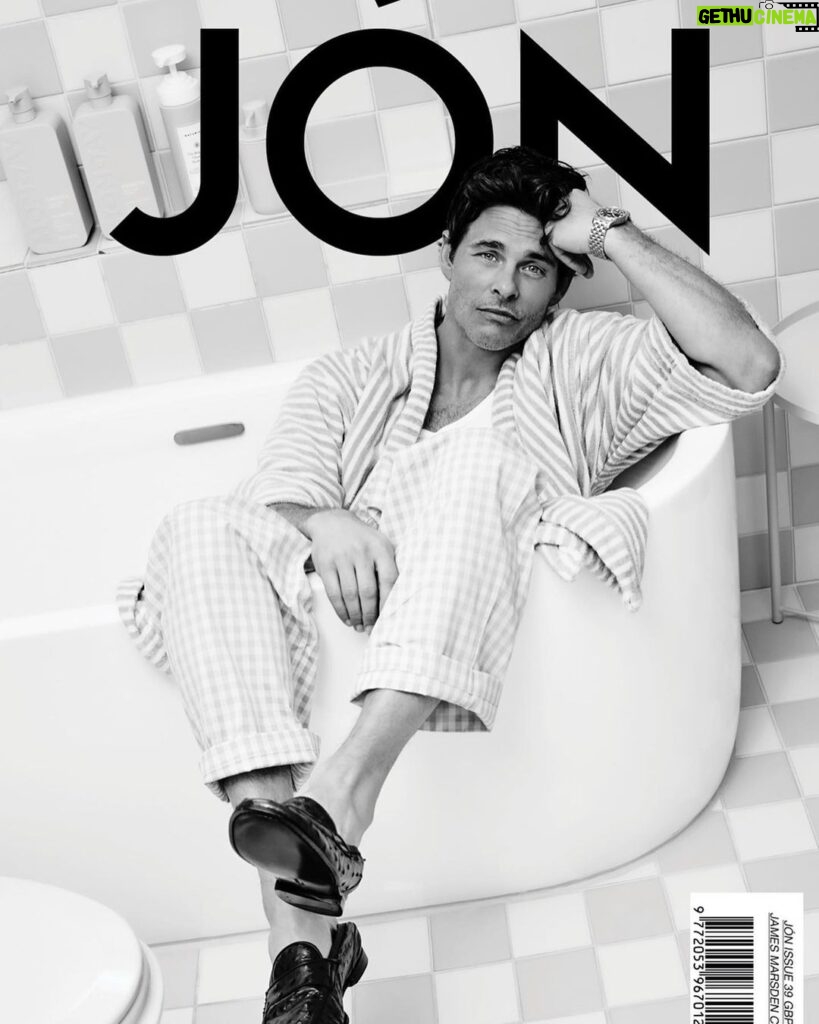 James Marsden Instagram - New cover for @jonmagazine Photographed by @LeighKeily Styled by @ilariaurbinati Grooming by @davestanwell
