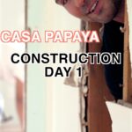 James Maslow Instagram - Day 1 of demolition @ Casa Papaya…Here we go! 😎
