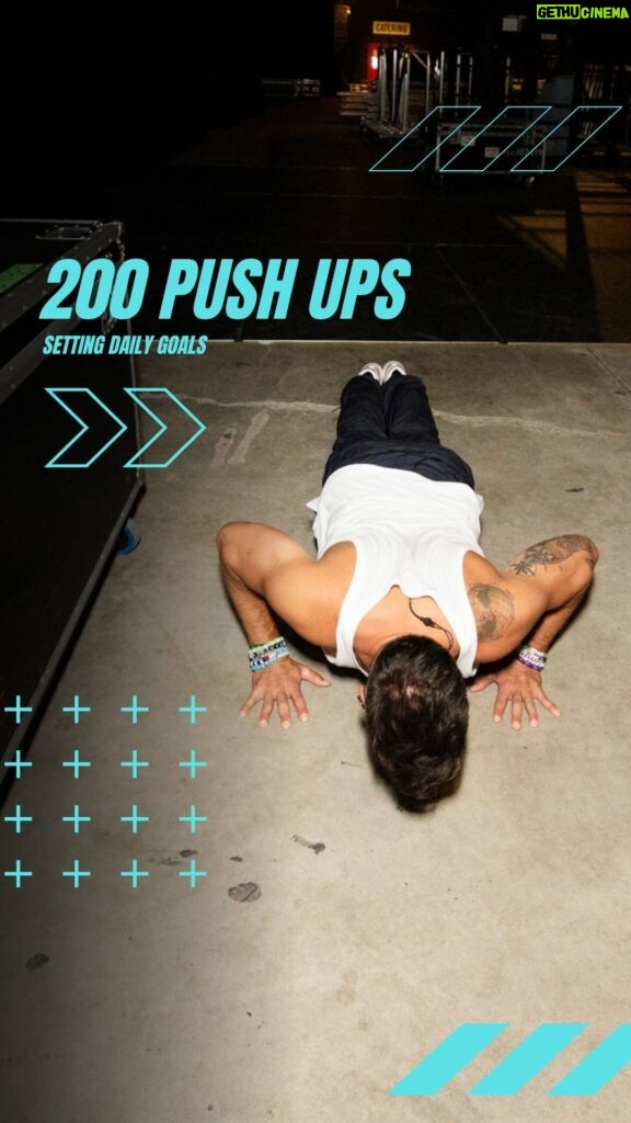 James Maslow Instagram - I used to do 100 push-ups a day and now I’ve upped that to 200! Once that gets easy I’ll increase it to 300 and so on. Building daily habits is one of my keys to success. If you don’t have a daily routine, start one now! Pick one healthy habit and do it at the same time every day, then add a new one one next week or next month. Pretty soon you’ll have a badass daily routine! Comment below one of your favorite daily routines ⬇️