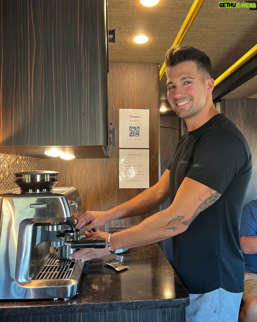 James Maslow Instagram - Coffee, ice baths and daily fitness…but not always in that order. It’s hard to maintain some of my routine on tour but daily fitness (and coffee let’s be real) is a non negotiable. What are your must-do daily habits? Drop me a comment! Los Angeles, California