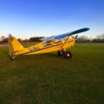 James May Instagram - Sunny Popham Airfield, yesterday. All the best things are yellow.