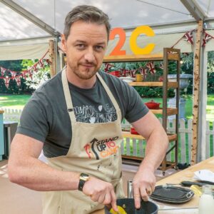 James McAvoy Instagram - So excited that I’m Gonna be on bake off real soon!Every donation to Stand Up To Cancer speeds up life-saving research. If you’re in a position to dip into your pockets and help out, please know that you really are making a difference. www.channel4.com/su2c #GBBO @SU2CUK LINK IN BIO The Tent