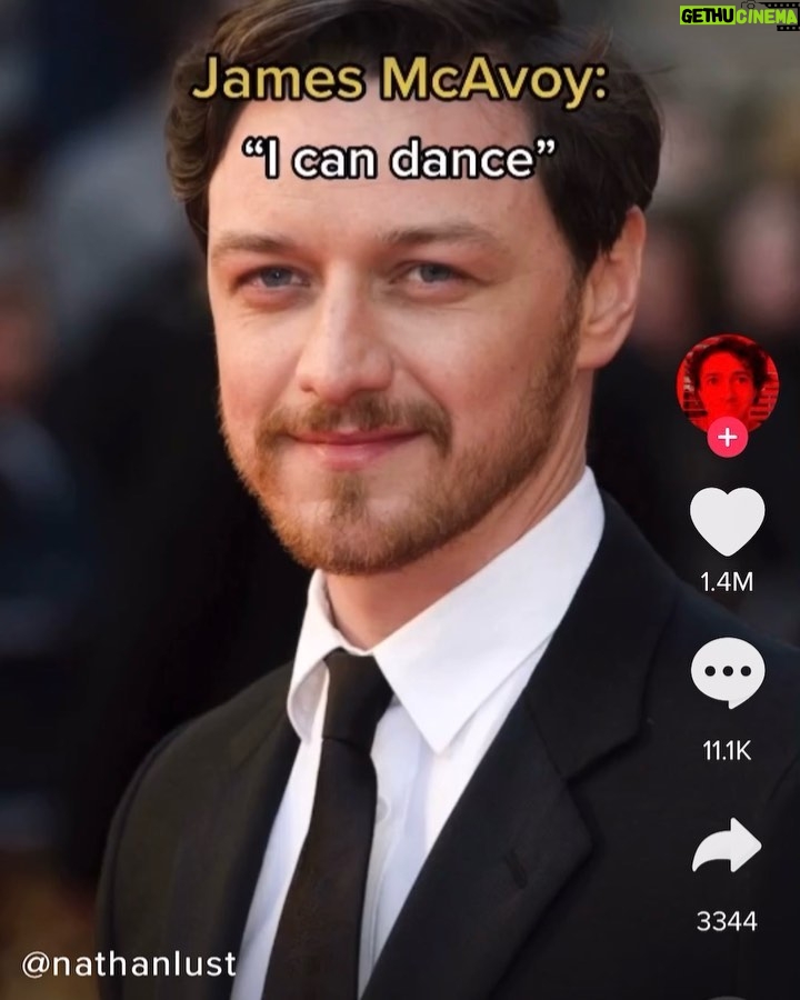 James McAvoy Instagram - Thanks @lisalibs for the heads up. Yes @nathan_lusty I CAN DANCE.