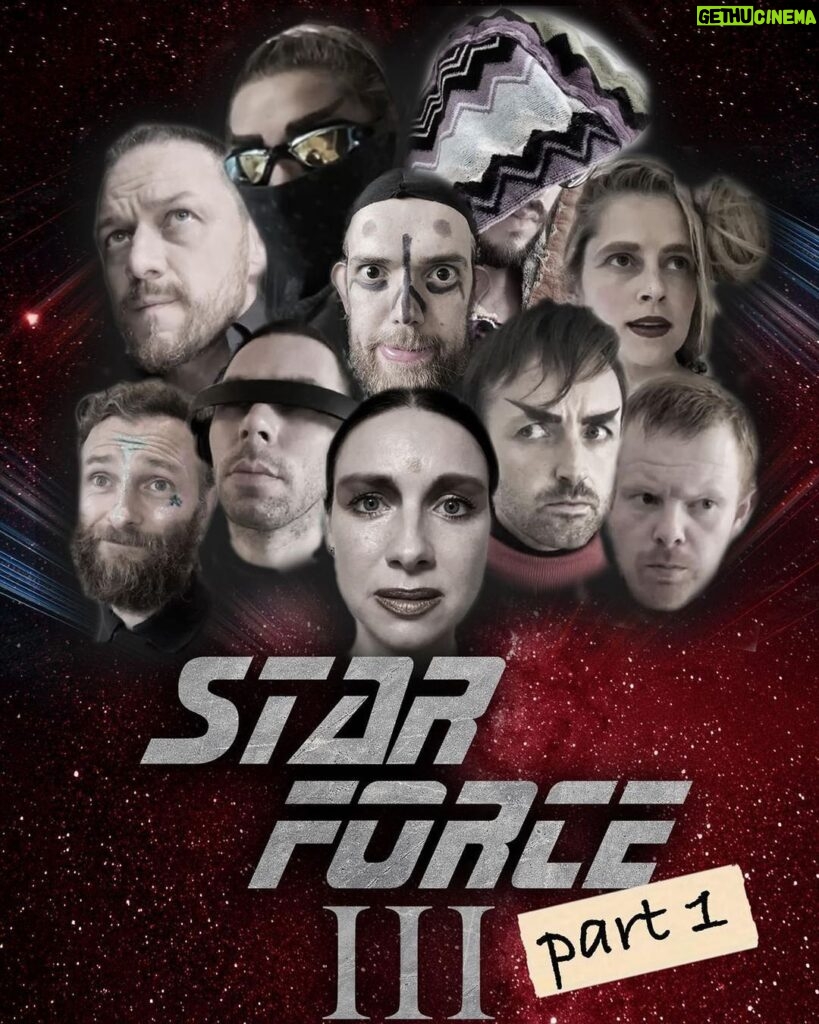 James McAvoy Instagram - Coming tomorrow. #scifisolation #starforce The Final Frontier!