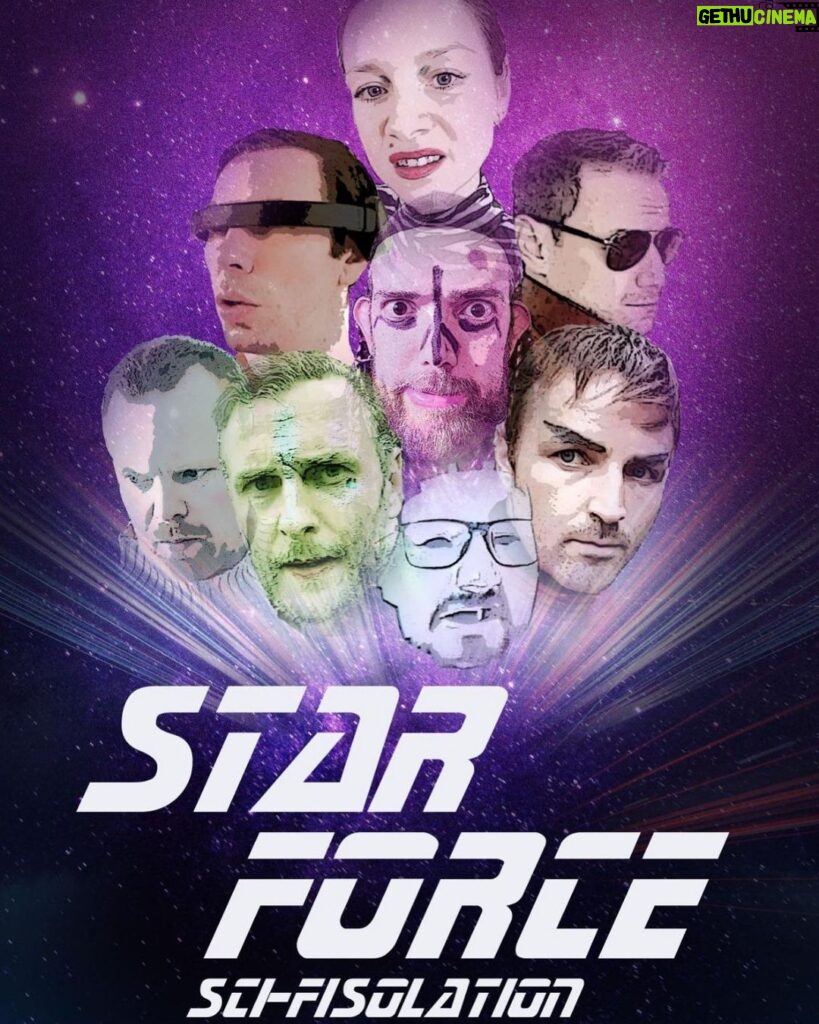 James McAvoy Instagram - This is a piece of work I’m immensely proud of and cannot wait to share with you all. Tune in tonight at 6pm on this page. #starforce #scifi #premier Outer Space