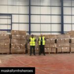 James McAvoy Instagram – This is what 60,000 face shields look like! These have been dropped off to an NHS depot and will distributed between 5 Trusts : – Royal Free NHS foundation Trust – St George’s University Hospitals NHS foundation Trust – Barts Heath NHS Trust – Imperial College Healthcare NHS Trust – Guy’s and St Thomas’ NHS foundation Trust.  #thankyounhs #ppe #frontlineworkers #covi̇d19 United Kingdom
