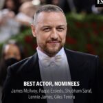 James McAvoy Instagram - Many thanks to @evening.standard for the nomination. Proud to be a part of the @jamielloydco and to be there with such a great group of nominees. Big ups in particular to @indiravarma @jamielloyd and the whole cast and crew who told these stories night after night pre,mid and post pandemic.(we’re post right?)