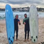 James Phelps Instagram – “Checking out the surf mate”. Great seeing and thanks to my old mate @dannyclayton and @tacoshelly for the surf lesson. I did end up drinking half the ocean after one (dare I say) epic wipe out…and loved every second of it 🤙🏄‍♂️🌊 #surf #surfing #adventureseeker #onlygoodvibes #pitted Bondi beach, Sydney, Australia.