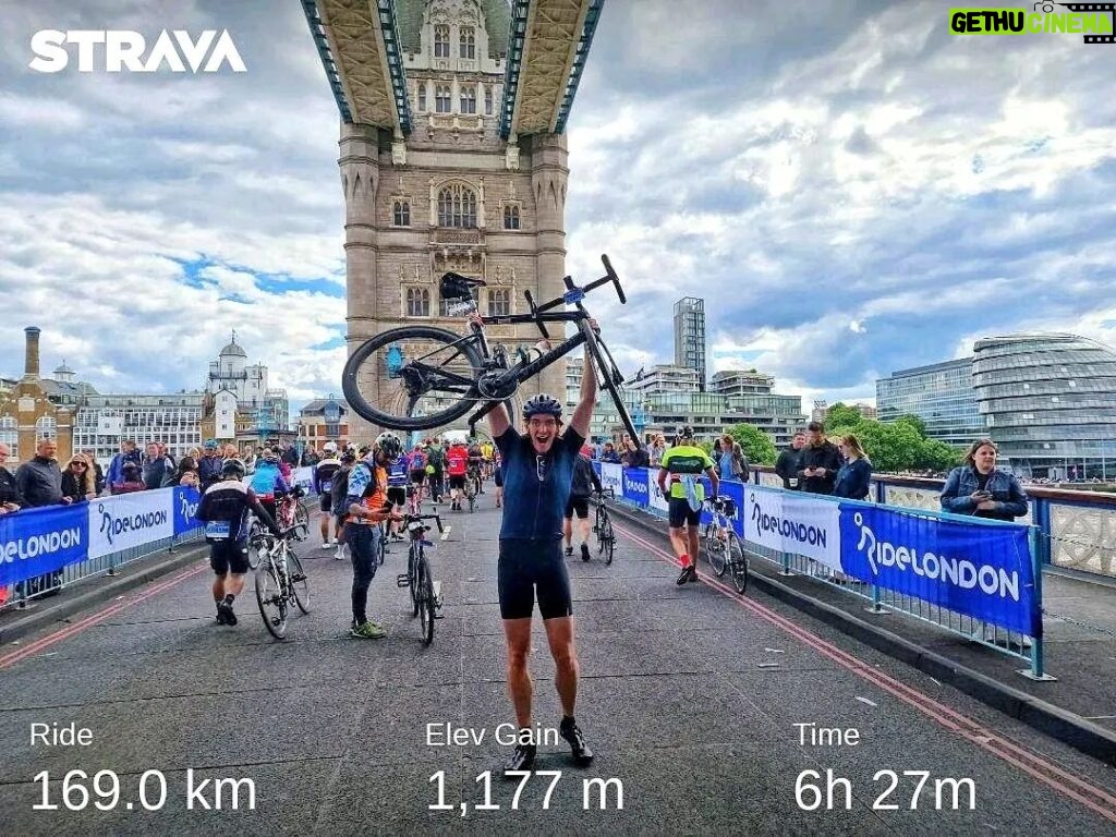 James Phelps Instagram - RideLondon ✔️ 100 miles (and a bit) today, it was so muck fun. I love cycling and today reaffirmed my fondness for it. 3 years ago I couldn't ride 5 miles without stopping. Thank you everyone who cheered us on along the way. Thanks to @_photography6 for the laughs along the way. @ridelondon you were awesome. 🚲😎🤙#cycling #cantfeelmybumnow #happySunday London, United Kingdom