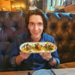 James Phelps Instagram - Midway through my birthday pig out. Hence the slightly crazy face... Currently getting ready for round 4. THANK YOU for all the birthday wishes. I've had a great day and very grateful for everyone. 🥳😴👍🐷🤗