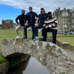 James Phelps Instagram – Back after one of the most amazing trips ever! (Made even sweeter by beating Oliver by 1 shot😊). Thank you @boss for not only making me look and feel like I was in @theopen but for allowing me to meet some amazing people. 
As I’m sure you all know golf is a huge thing for Oliver and I, so to play at the home of golf, have a drink in the @therandagolf club house with @groovyq and @its_lucien after a fun round is a dream come true. A sport that brings people together in amazing places. #beyourownboss #bucketlist #golf #36points #standrews St Andrews Links