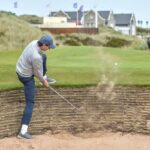 James Phelps Instagram - Out first time! Good job ive got long legs. Thank you so much WappCelebritySeries for a great time at one of THE BEST courses I've ever been to. Big thanks to Jason Norris for all the tips during our round (8 iron out of the bunker instead of 56!) #StaysurePGASeniors Championship #LegendsTour @eulegendstour First pic by @darrell_benns_through_a_lens 📸 Trump International, Scotland
