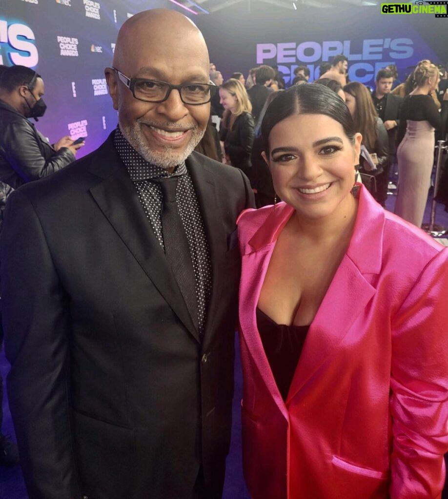 James Pickens Jr. Instagram - With @mayanlopez at The People’s Choice Awards ✌🏾