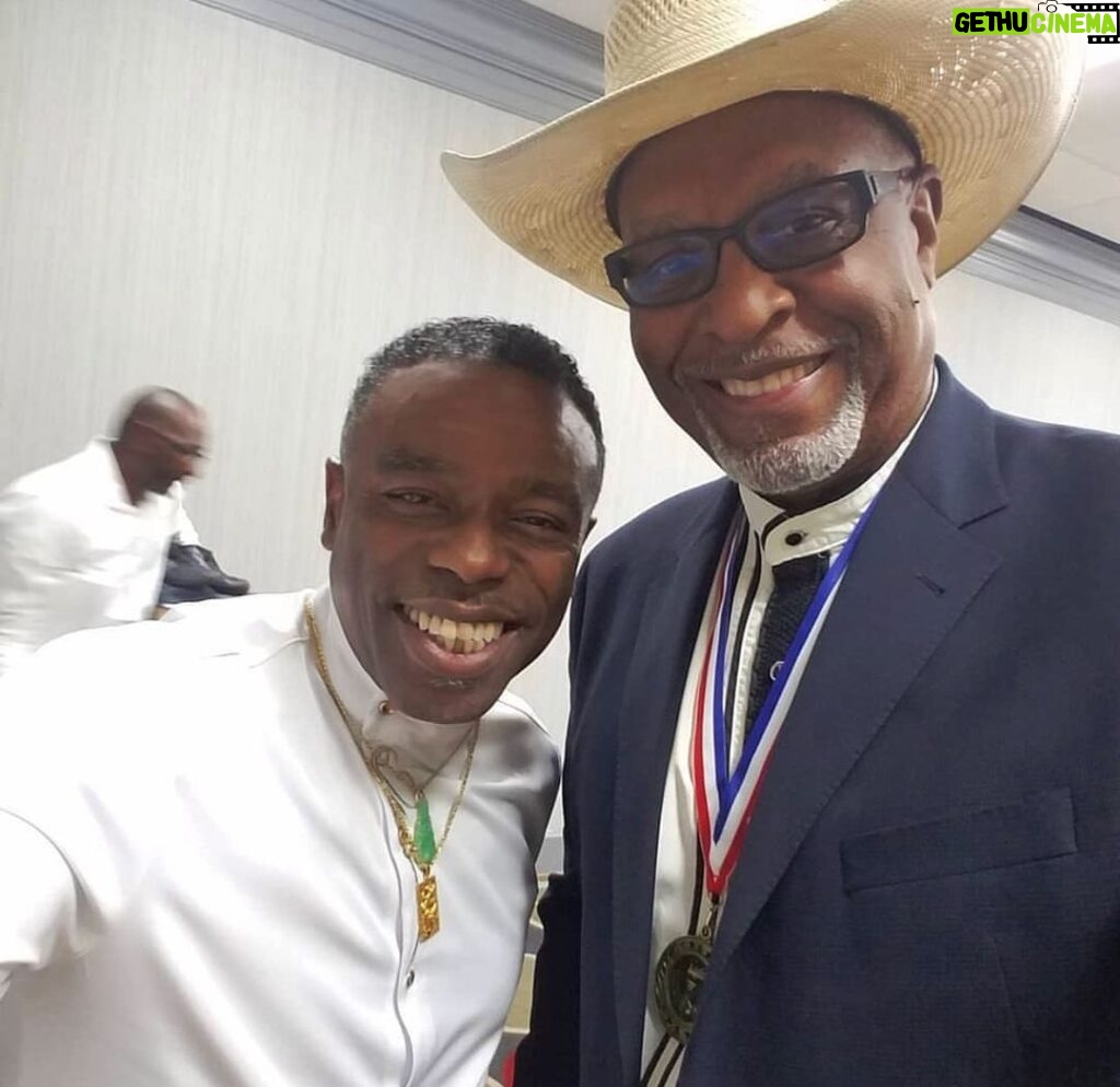 James Pickens Jr. Instagram - TBT to 2019 National Multicultural Western Heritage Museum Hall of fame induction ceremony with smooth Jazz great Norman Brown! Fort Worth, Texas