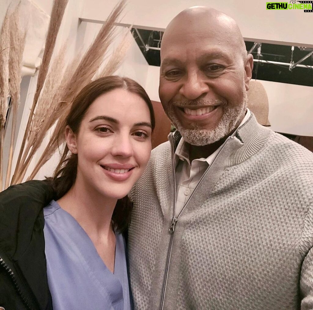 James Pickens Jr. Instagram - Happy Wednesday. Some BTS with @adelaidekane ✌🏾