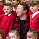 Jamie Oliver Instagram - We’re back baby !!! I’m so proud of the Good School Food Awards it’s tricky to put it into words. We’re celebrating the largest chain restaurant in the country with a workfore of over 100,000 people serving over 10 milion pupils…..I’m talking the school food system ! We’re running these awards because school food really matters. So head to the link in my bio and make sure you submit a vote for someone who goes above and beyond to make sure our kids are well fed x x x #GoodSchoolFoodAwards