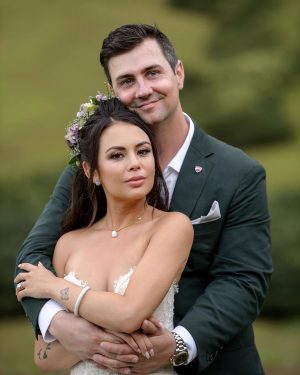 Janel Parrish Instagram - F I V E. Happy anniversary, baby. Best day of my life 🤍 so lucky you’re mine for life