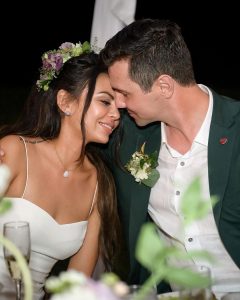 Janel Parrish Instagram - F I V E. Happy anniversary, baby. Best day of my life 🤍 so lucky you’re mine for life Oahu, Hawaii