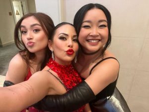 Janel Parrish Instagram - The Song Covey sisters for life 🥹 the reunion my heart needed. Love you sisters @lanacondor @annacathcart #unforgettablegala2023