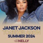 Janet Jackson Instagram – Hey u guys! By popular demand, we’re bringing the Together Again Tour back to North America this summer with special guest Nelly! It’ll be so much fun! Tickets go on sale Friday 1/19. We can’t wait to see you 🫶🏽♥️☀️ #TogetherAgainTour

🎥 Edit: @LiveNation