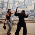 Janet Jackson Instagram – In front of hand painted ceramic tiles from the 1800s in Portugal at my friend Christian Louboutin’s @hotelvermelho (swipe for more photos of his beautiful hotel). We miss our sis in crime, Tash. 

📷: Christian & me 😊 Melides, Setubal, Portugal