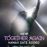 Janet Jackson Instagram – Hawai’i! Thank u so much for all the LUV! Excited to announce we’ve added a third date. We will be Together Again at @blaisdellcenter on March 8, 9 and 10! 🌺 

Hawai’i resident pre-sale for March 10 starts this Saturday, December 16 at 10am HST. Pre-sale is online only, no password required.

General on-sale begins Saturday, December 23 at 10am HST // 12pm PST 

Link in bio Honolulu, Hawaii