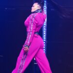 Janet Jackson Instagram - This section is so much fun for us… Columbia, can’t wait for u to see it! #TogetherAgainTour 🫶🏽 (swipe for more…) Wardrobe: @csiriano Shoes: @timberland Makeup: @prestonmakeup Hair: @cassidyblaine90046hair Styling: @laurelthomson_style Colonial Life Arena