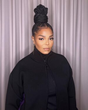 Janet Jackson Instagram - NAOMI CAMPBELL x BOSS 

📸, Makeup, Hair: @prestonmakeup