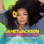 Janet Jackson Instagram – Hawai’i! Thank u so much for all the LUV! Excited to announce we’ve added a third date. We will be Together Again at @blaisdellcenter on March 8, 9 and 10! 🌺 

Hawai’i resident pre-sale for March 10 starts this Saturday, December 16 at 10am HST. Pre-sale is online only, no password required.

General on-sale begins Saturday, December 23 at 10am HST // 12pm PST 

Link in bio Honolulu, Hawaii