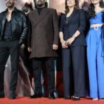 Janki Bodiwala Instagram - #Shaitaan ne aate hi machaya tehelka. Here’s a glimpse of best moments from the #ShaitaanTrailerLaunch event. 🤩🔥 #ShaitaanTrailer out now. Taking over cinemas on 8th March 2024.