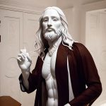 Jared Leto Instagram - Trying out a diff look 😳🗿🗿 P.S. new album drops in NINE DAYS!!!!!!!!! Who’s ready????