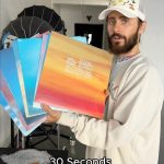 Jared Leto Instagram - DIY TUTORIAL!!!! How to hang your @30secondstomars vinyl on the wall 🌅🌅🌅 Who needs a handyman, I’m available 🔨👨🏻‍🔧