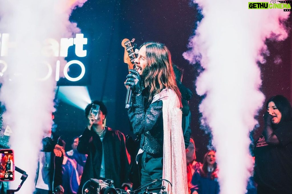 Jared Leto Instagram - Every show feels like the first. Excited to see you all on tour!✨ #iHeartALT2024 📸 @skylerbarberio @ai.visuals