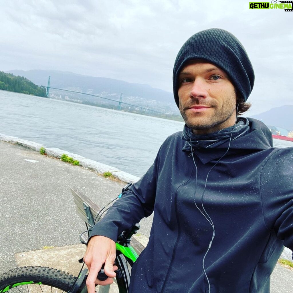 Jared Padalecki Instagram - Bike ride around the Vancouver Seawall. (Probably) One last time... This city and these people have been good to me. And I am forever grateful. #spnfamily #supernatural (helmet worn but not pictured. #SafetyFirst)