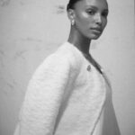 Jasmine Tookes Instagram - Dolled up for an evening with @esteelauder 🤎 Makeup by me.