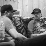 Jason Aldean Instagram - Day 2 in the studio! We cut 9 songs in 2 days and we recorded some 🔥 today 😳. Can’t wait for u guys to hear what we’ve been working on. 📸: @justinmrusek