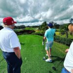 Jason Aldean Instagram - Fore……..ty 5! ⛳️ 🇺🇸 Happy New Year from the great state of Florida. 🍾 Palm Beach, Florida