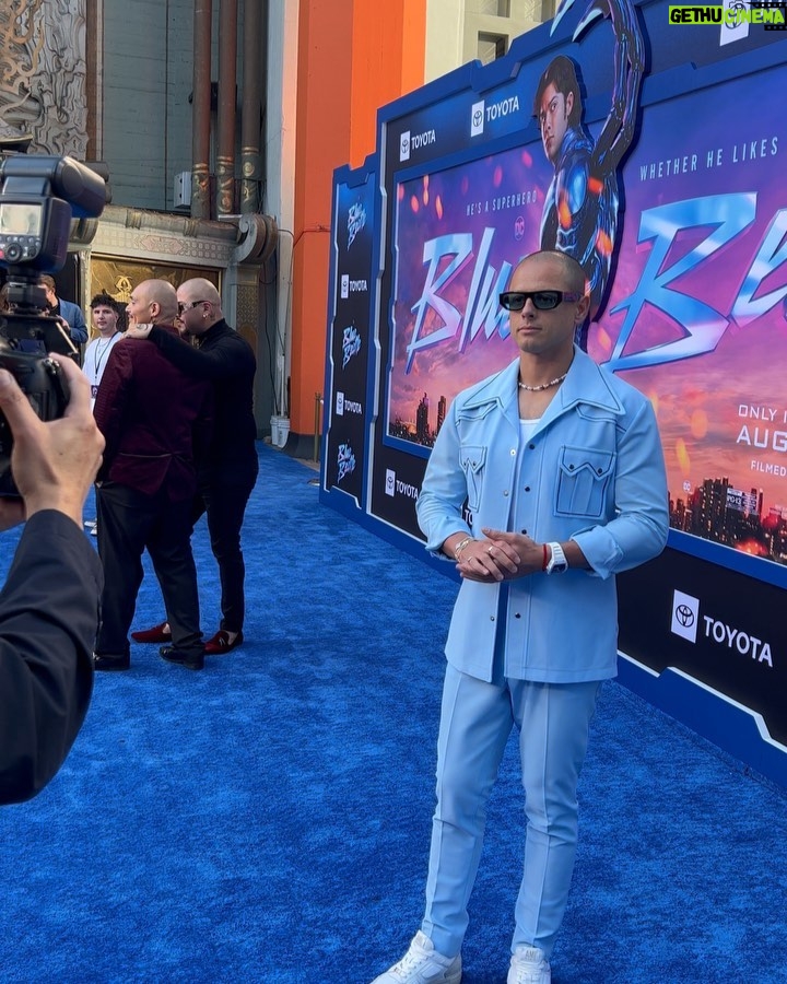 Javier 'Chicharito' Hernández Instagram - I had such an amazing time yesterday! Congratulations to all the people involved in the #BlueBeetle movie! TCL Chinese Theatres
