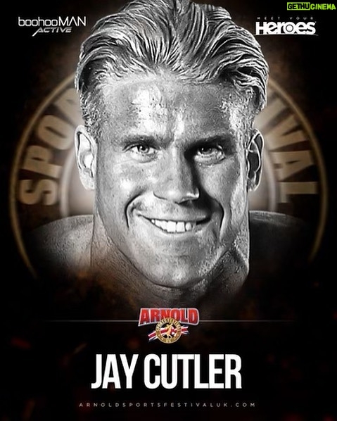 Jay Cutler Instagram - Excited to announce I’m coming to the 2022 @arnoldsportsuk!   I’ll be there on Sunday 25th September.   Can’t wait to see all my fans and I also can’t wait to see some old friends too!   Get your tickets at www.arnoldsportsfestivaluk.com Birmingham, United Kingdom