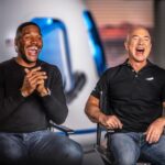 Jeff Bezos Instagram - Loved being with @MichaelStrahan on Thursday Night Football. Gave him a little something to pack for his flight.