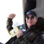 Jeff Bezos Instagram - Stepping inside the crew capsule with my lucky boots after a picture perfect landing from #NewShepard. I stamped and verified student postcards from around the world that went to space as part of @BlueOrigin’s nonprofit @ClubForFuture. The mission is to inspire kids to pursue careers in #Stem and help visualize the future of life in space. Link in bio to send us your postcard. #GradatimFerociter